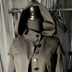 Hooded coat